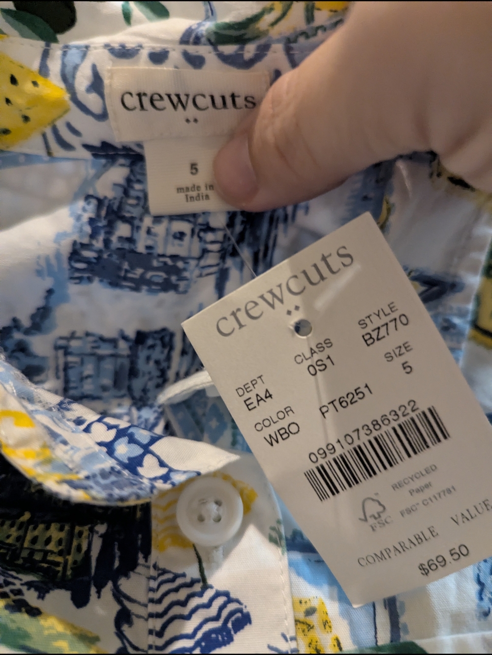 Crewcuts Amalfi Coast Dress NWT - Picture 2 of 4
